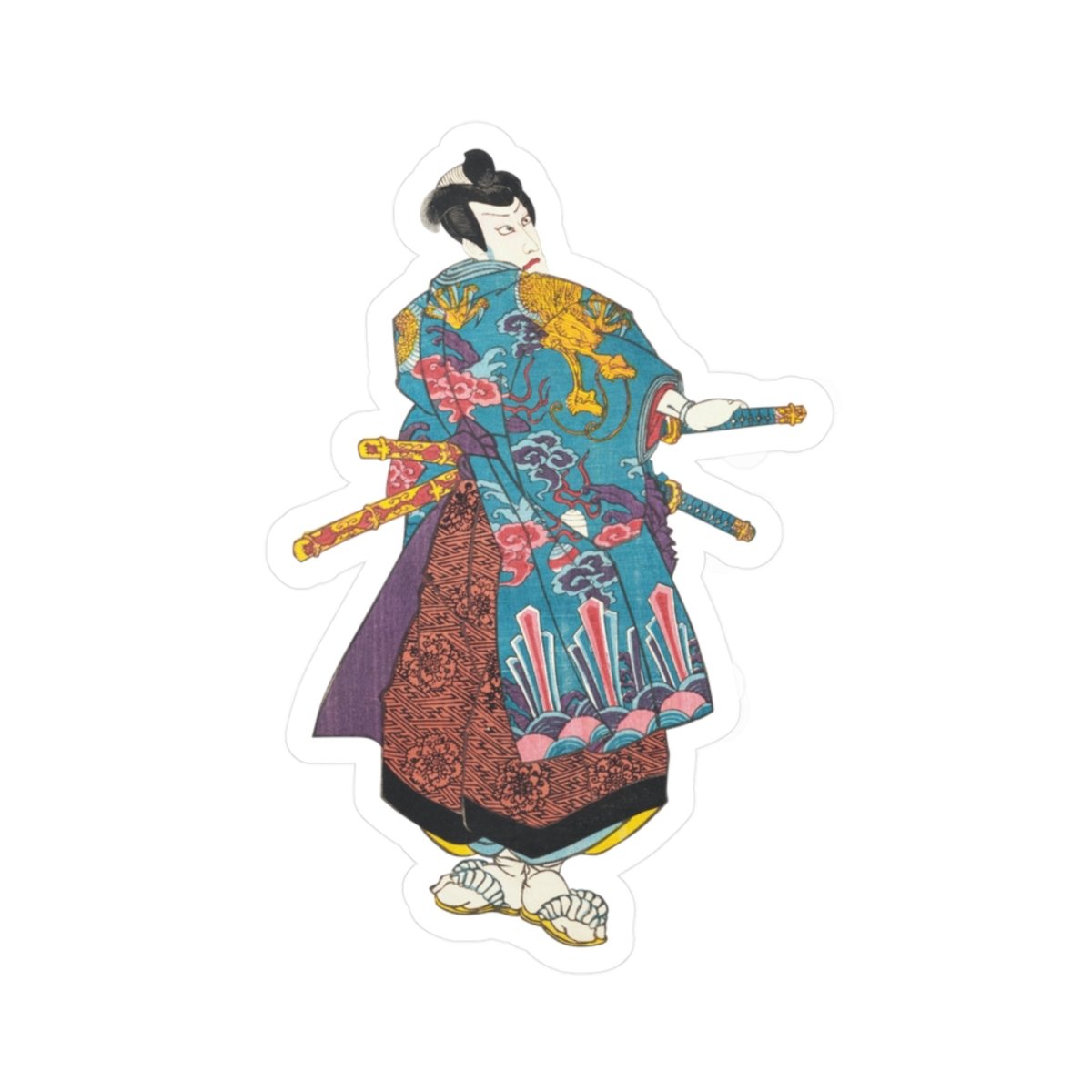 Kumeyama Tetsuzan Sticker - Manga Hanga - 83435190303247006010