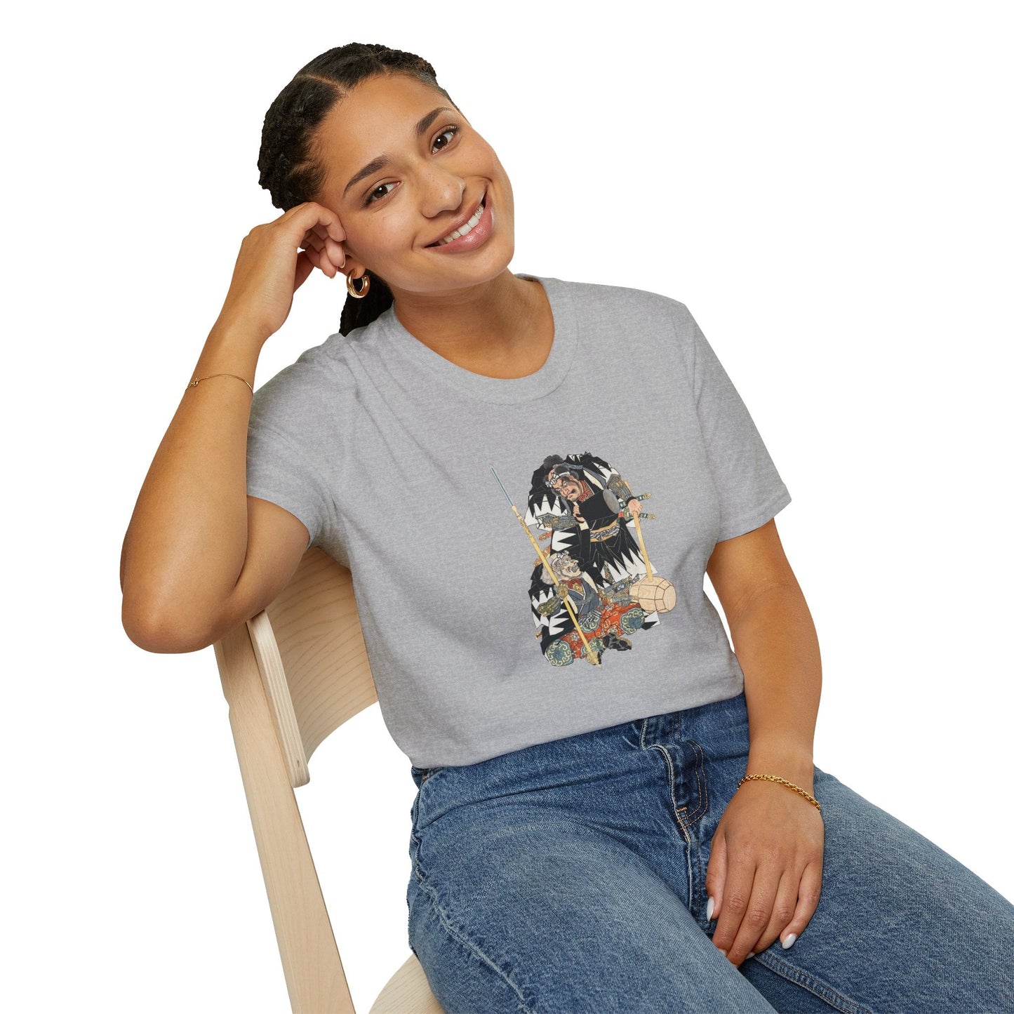 Manga Hanga - T-Shirt - Horibe Yatsubei and Horibe Yajibei T-Shirt - 32833555324022832460