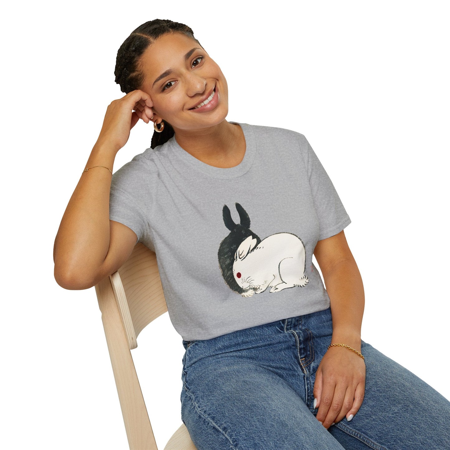 Manga Hanga - T-Shirt - Rabbit T-Shirt - 14079440757305985069