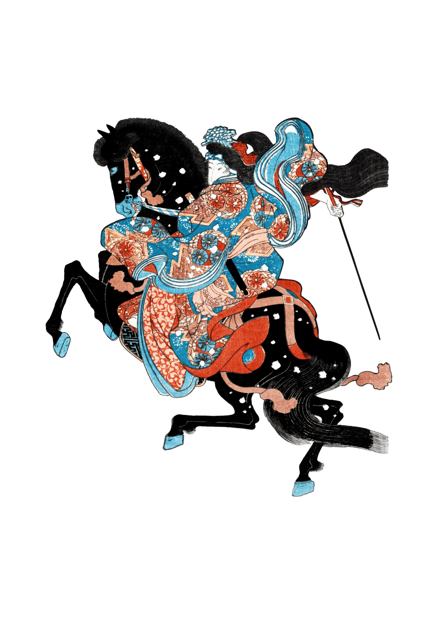 Manga Hanga - T-Shirt - Tomoe Gozen T-Shirt - 10216721588702929135