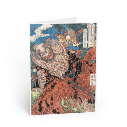 Tarjeta de felicitación - Kaoshō Rochishin (花和尚魯智深)