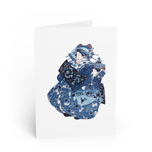Hanaōgi Greeting Card