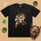 Ushiwaka and Kumasaka Oversized T-Shirt
