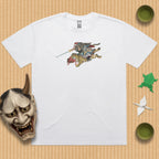 Shōki Riding a Tiger Oversized T-Shirt