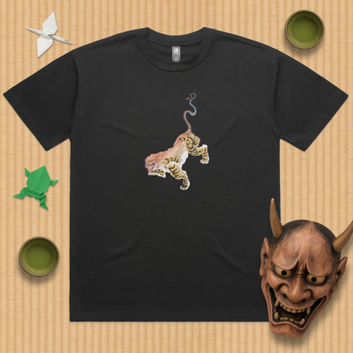 Nue — ukiyo-e oversized tee by Kuniyoshi | Manga Hanga