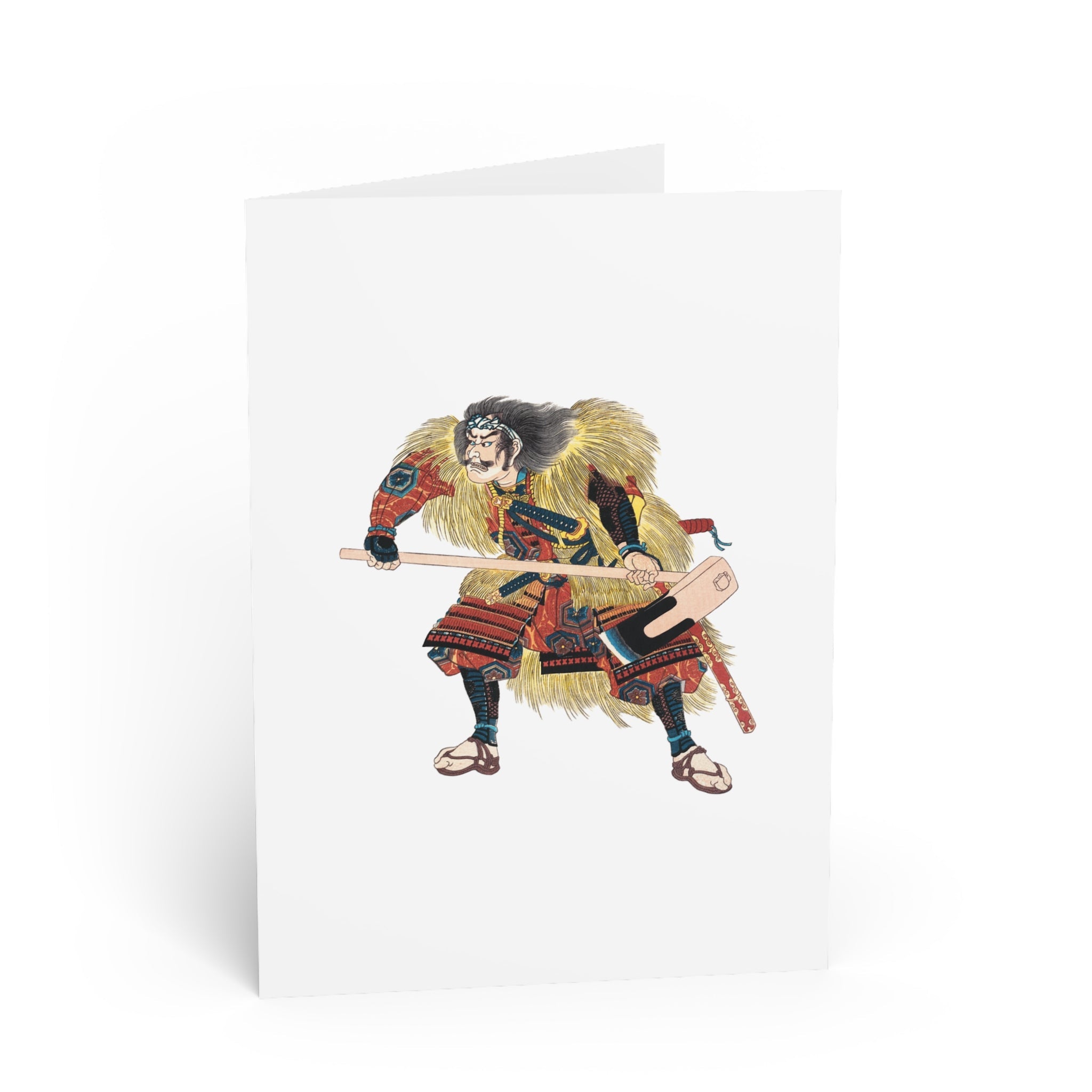 Akashi Hidemoto Greeting Card - Manga Hanga - 13796075239798797036