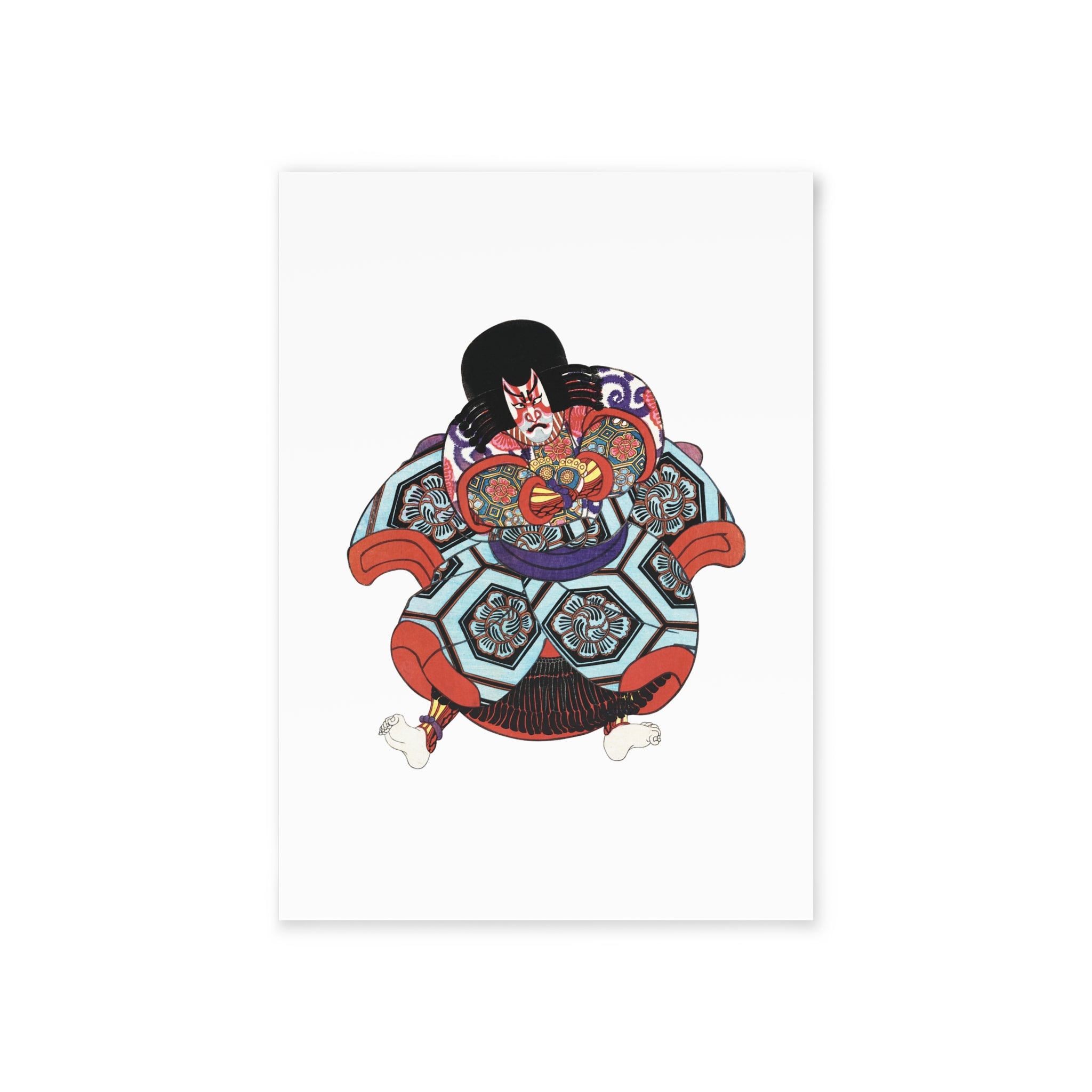Akushichibyōe Kagekiyo Postcard - Manga Hanga - 23650831704876760671