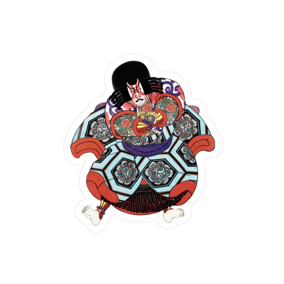 Akushichibyōe Kagekiyo Sticker - Manga Hanga - 30990912279286833494