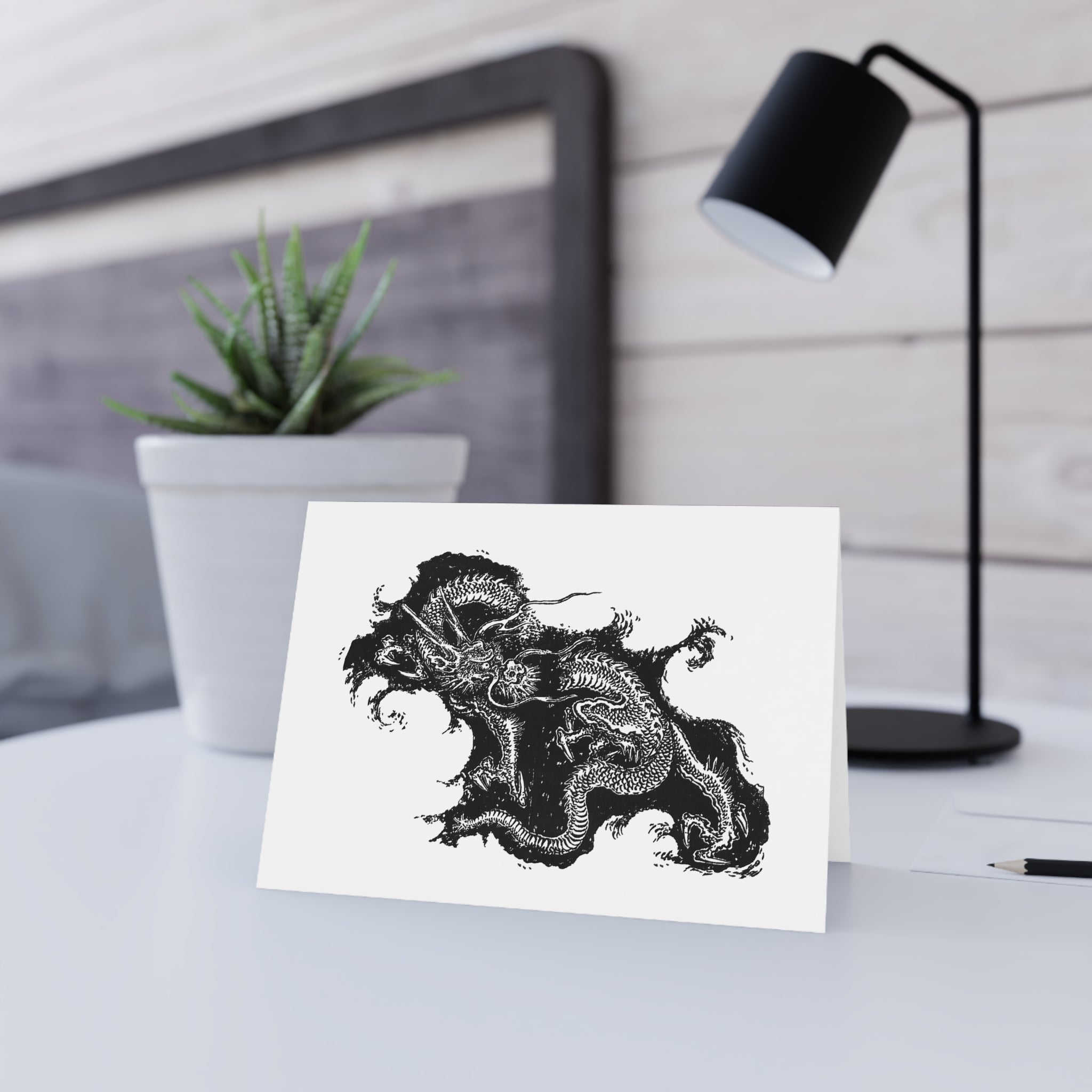 Dragon Greeting Card - Manga Hanga - 