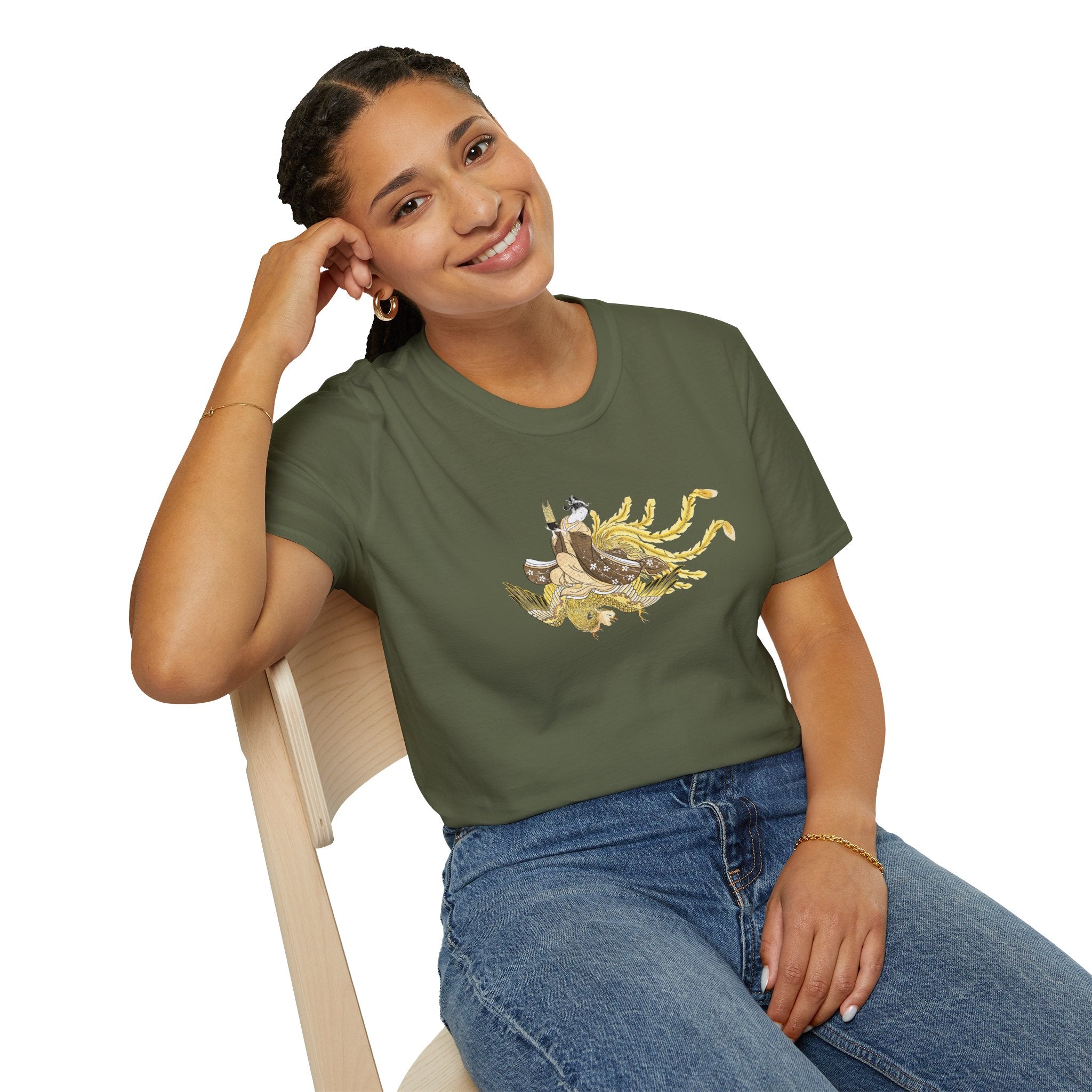 Flying on a Phoenix T-Shirt - Manga Hanga - 