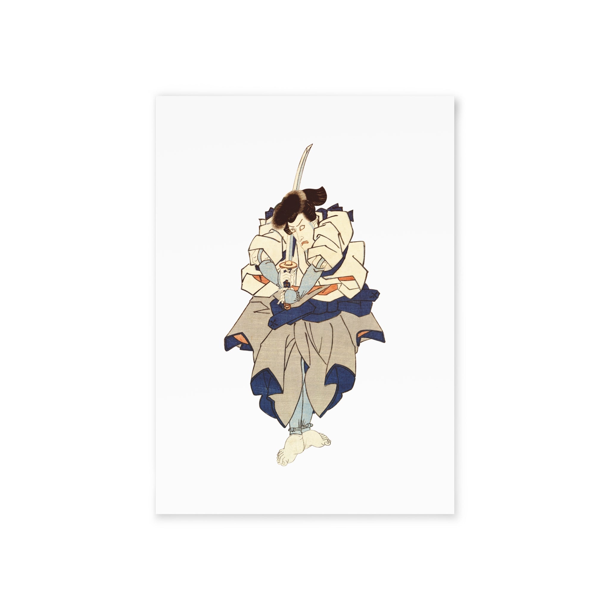 Fujikawa Mizuemon Postcard - Manga Hanga - 92775288557090847747
