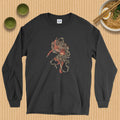 Raijin-zu — ukiyo-e long sleeve tee by Hokusai | Manga Hanga