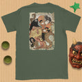 Jiraiya Killing a Giant Serpent — ukiyo-e graphic tee by Kuniyoshi | Manga Hanga