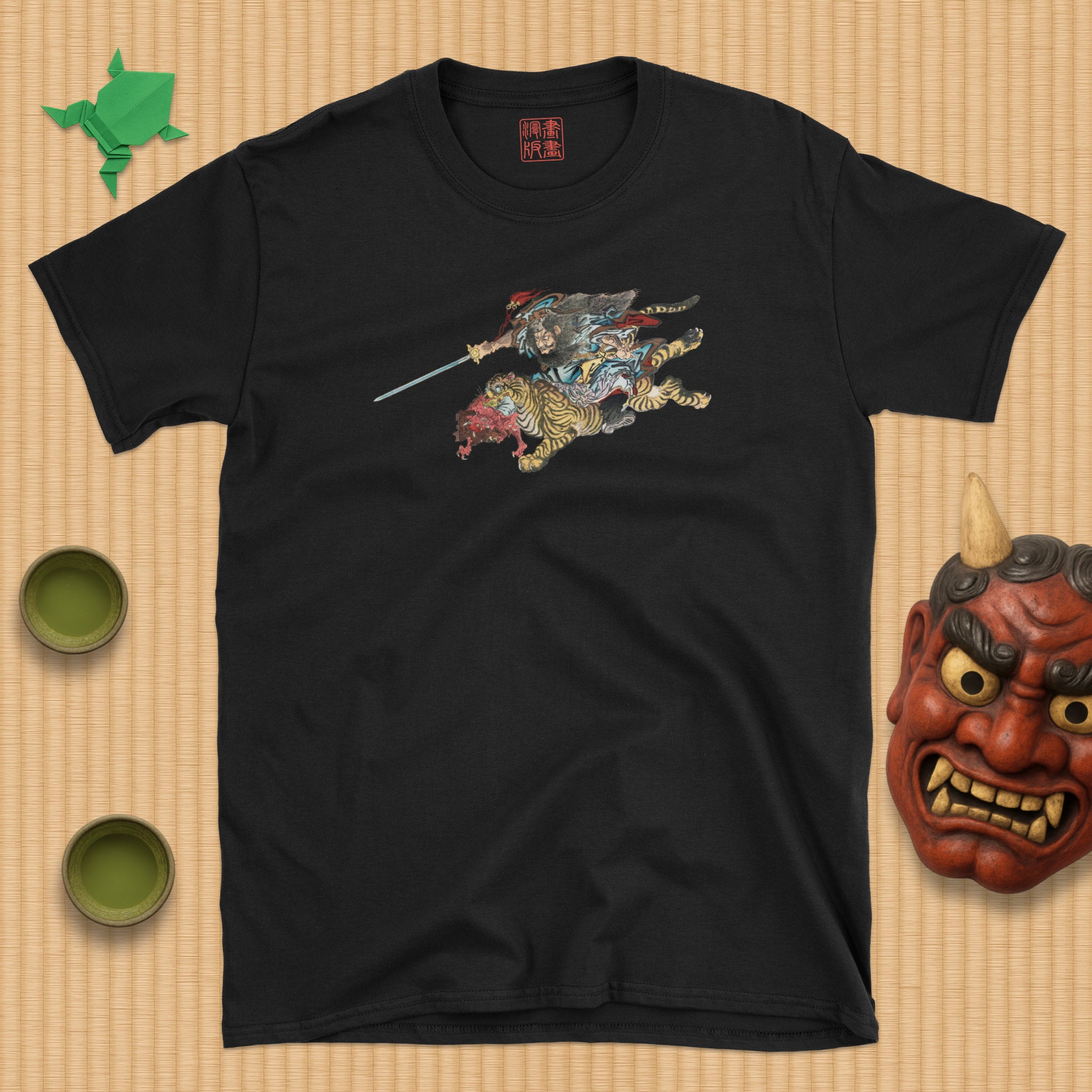 Shōki Riding a Tiger T-Shirt