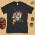 Ushiwaka and Kumasaka — ukiyo-e graphic tee by Yoshitoshi | Manga Hanga