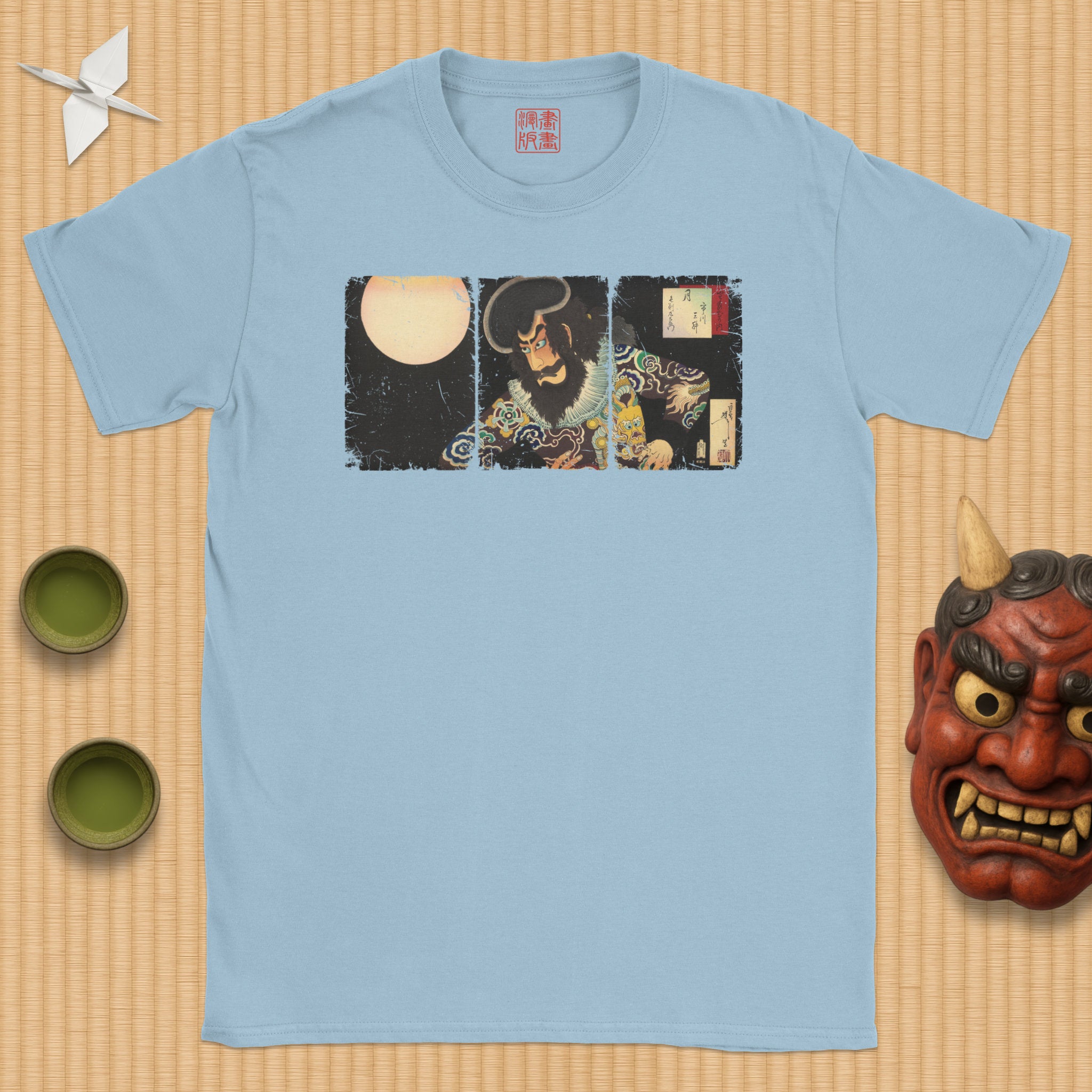 Kezori Kuemon Triptych T-Shirt