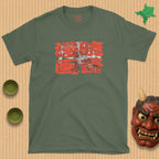 Kaoshō Rochishin hoisting a Guardian T-Shirt