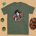 Portrait of Matsunami Kengyo — ukiyo-e graphic tee by Kunisada | Manga Hanga