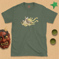Flying on a Phoenix — ukiyo-e graphic tee by Harunobu | Manga Hanga