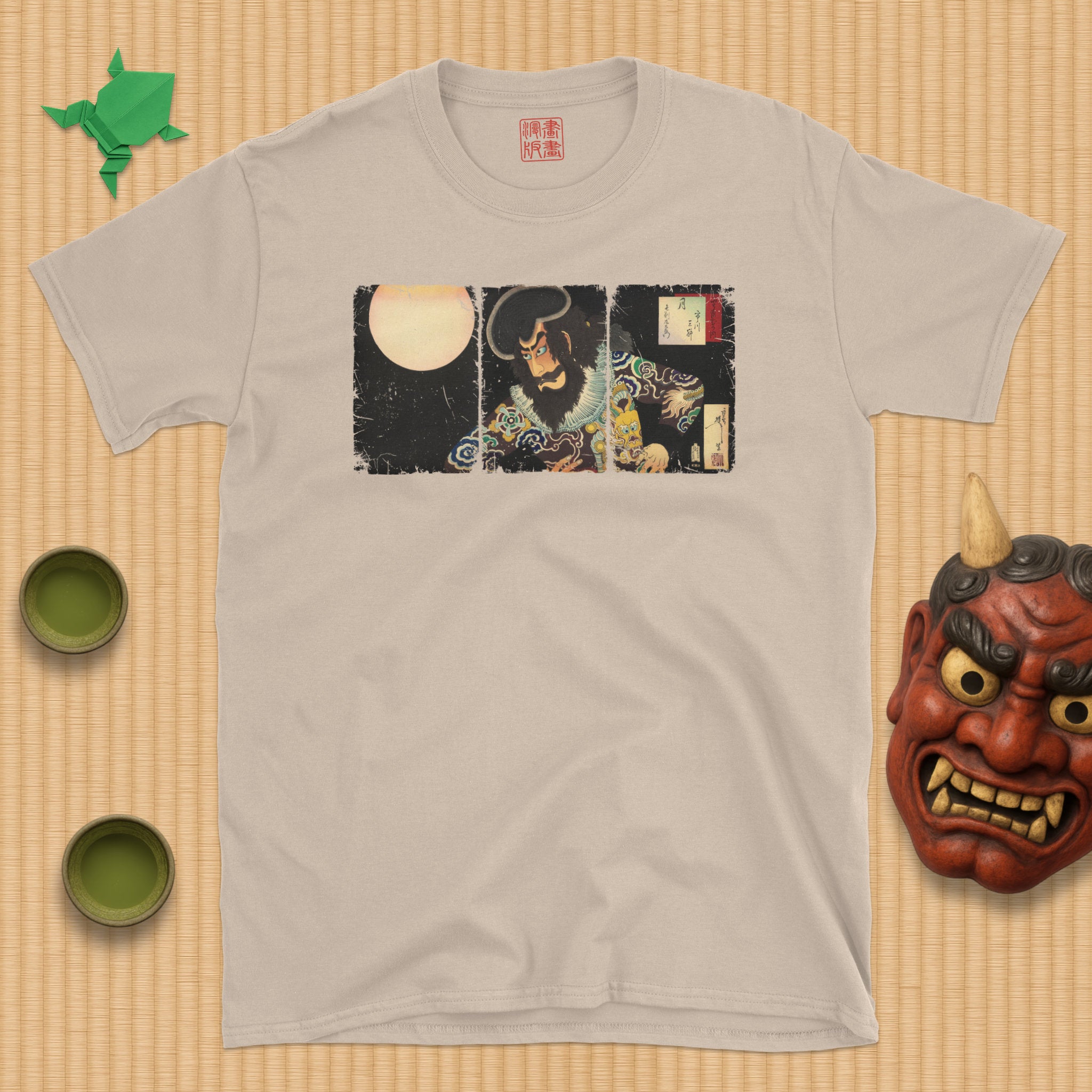 Kezori Kuemon Triptych T-Shirt
