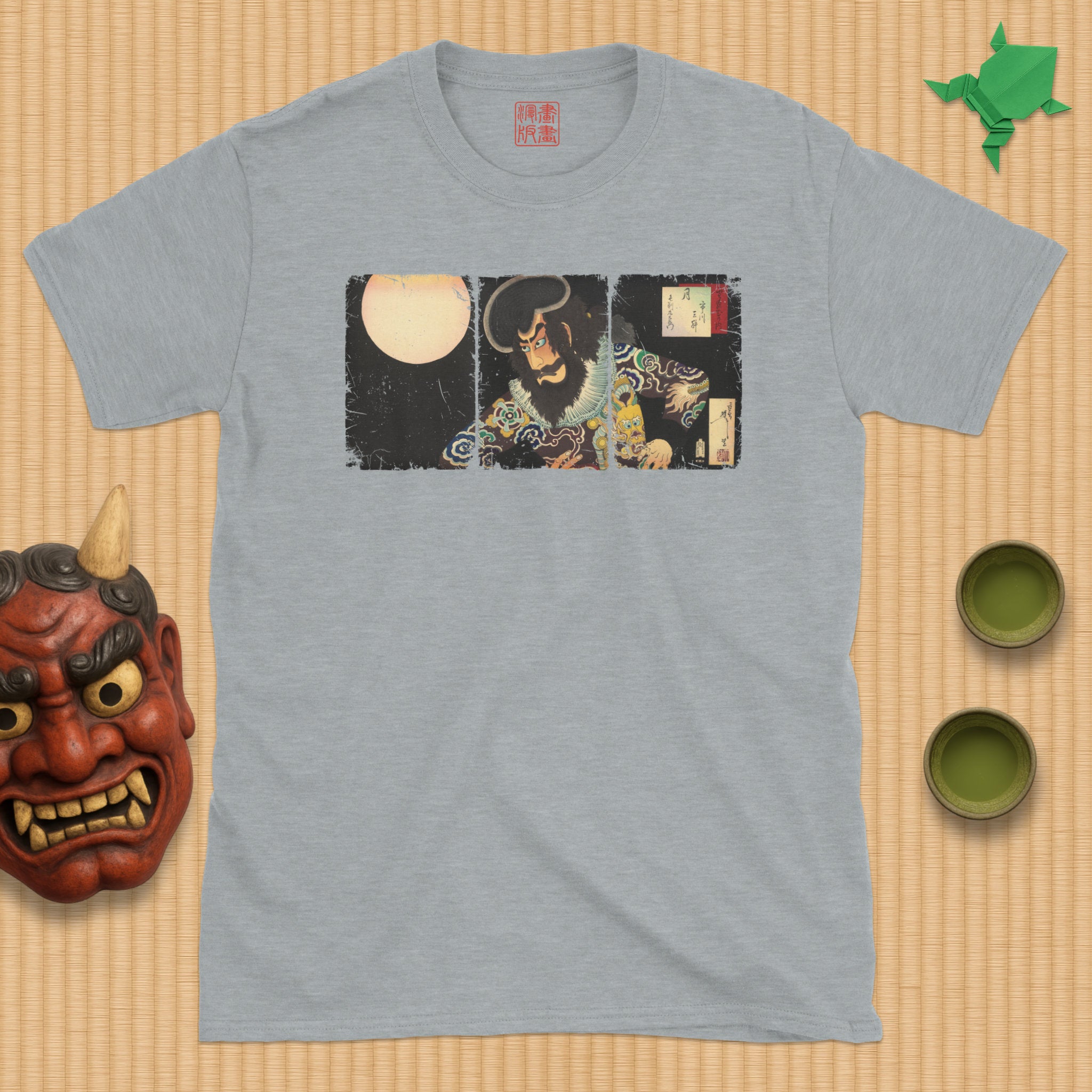 Kezori Kuemon Triptych T-Shirt