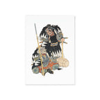 Horibe Yatsubei and Horibe Yajibei Postcard - Manga Hanga - 18589058292973459525