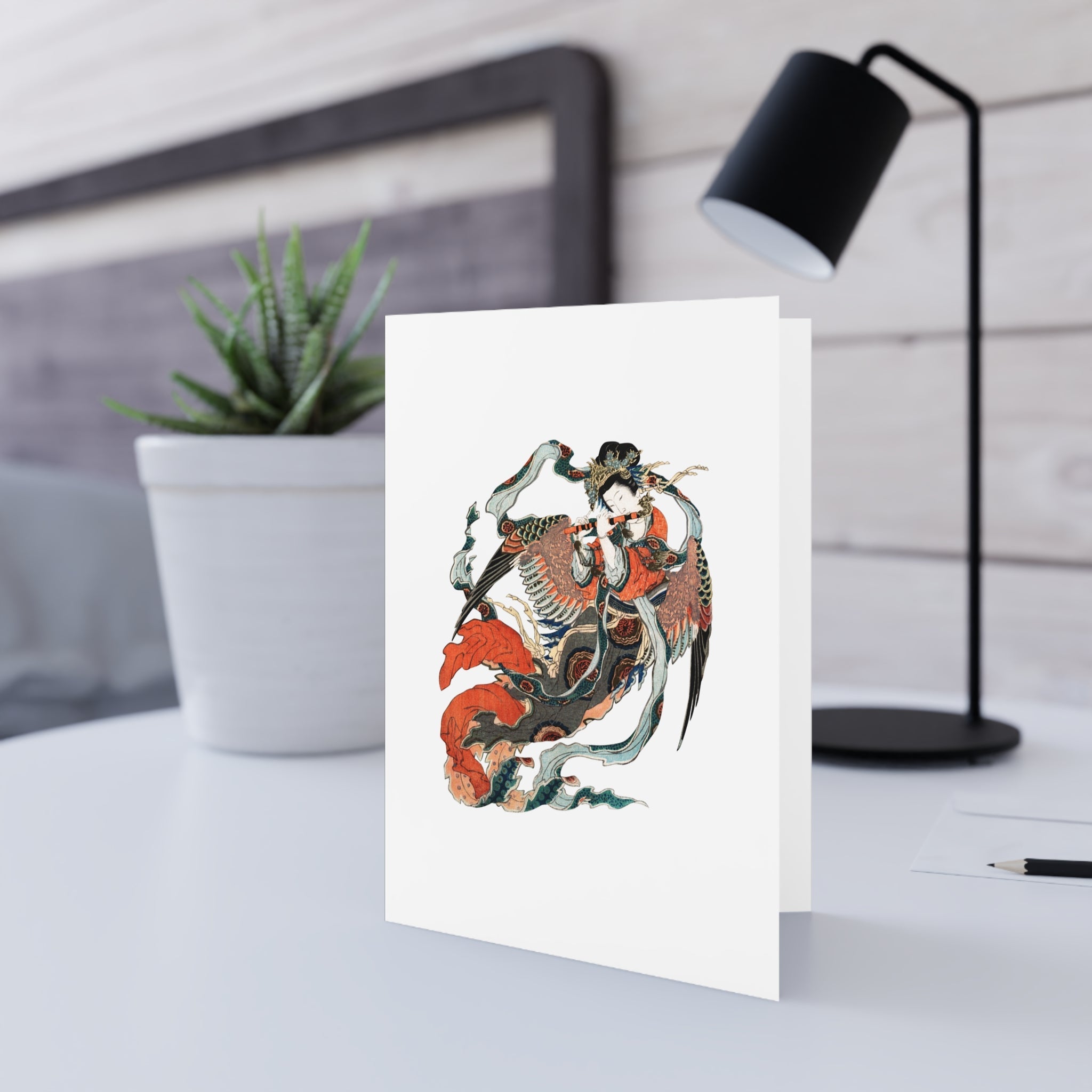 Karyōbinga Greeting Card - Manga Hanga - 