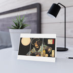 Kezori Kuemon Triptych Greeting Card - Manga Hanga - 