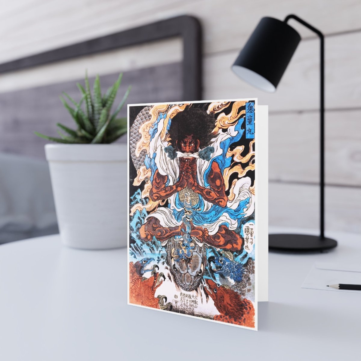 Kidōmaru Greeting Card - Manga Hanga - 