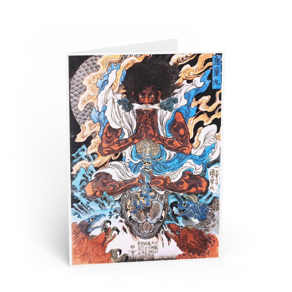 Kidōmaru Greeting Card - Manga Hanga - 42075982631981841151