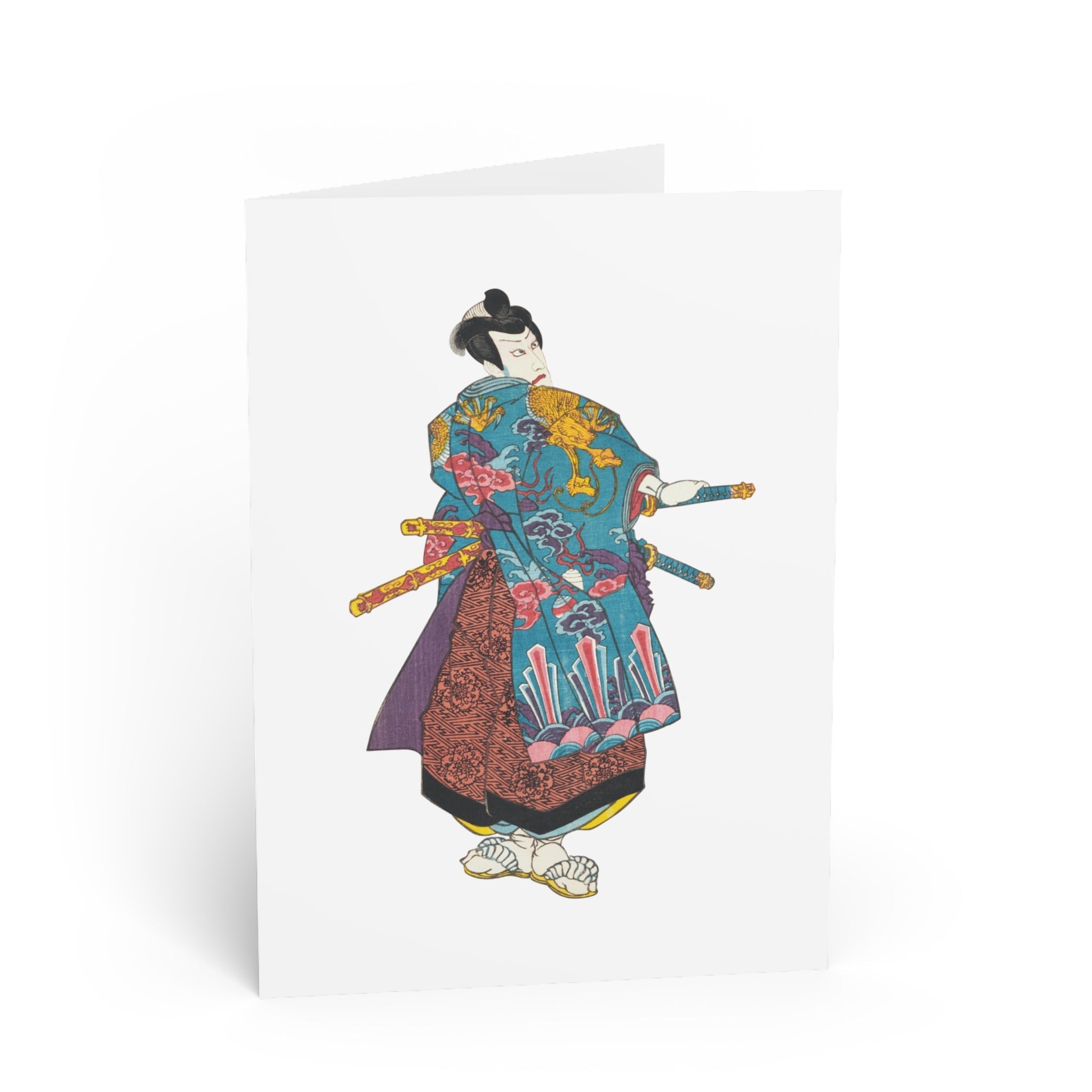 Kumeyama Tetsuzan Greeting Card - Manga Hanga - 48161611263925027348