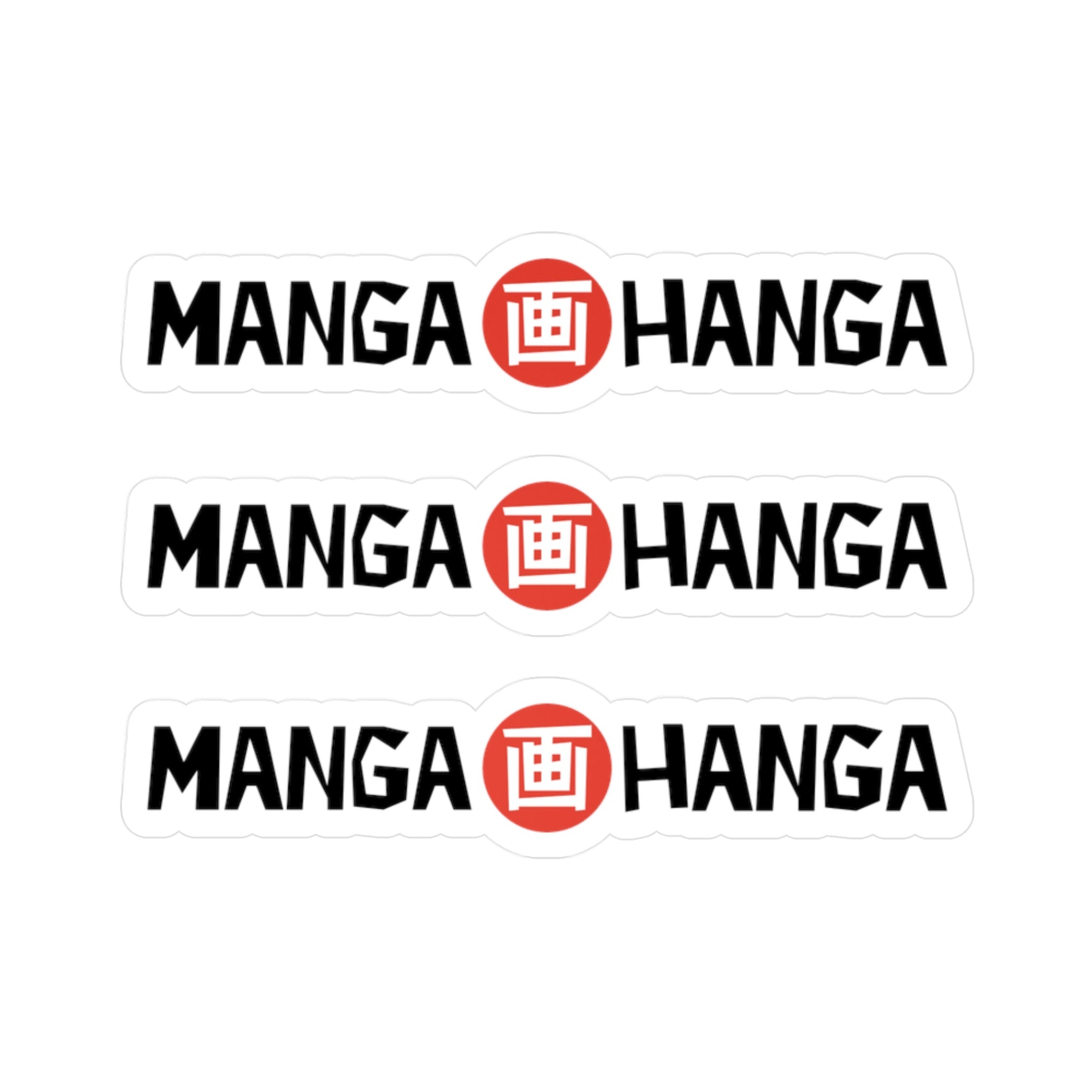 Manga Hanga Logo Stickers - Manga Hanga - 37572148520238606193
