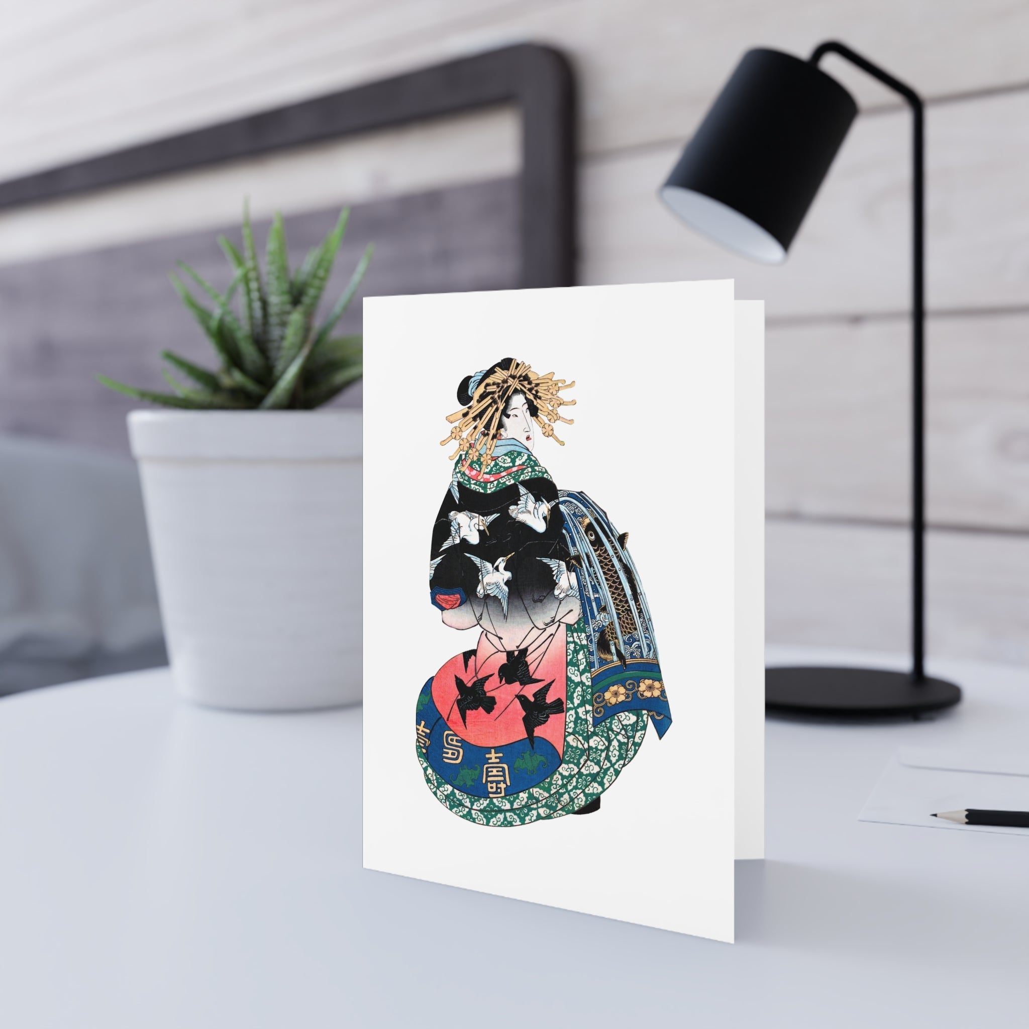 Ōi Greeting Card - Manga Hanga - 