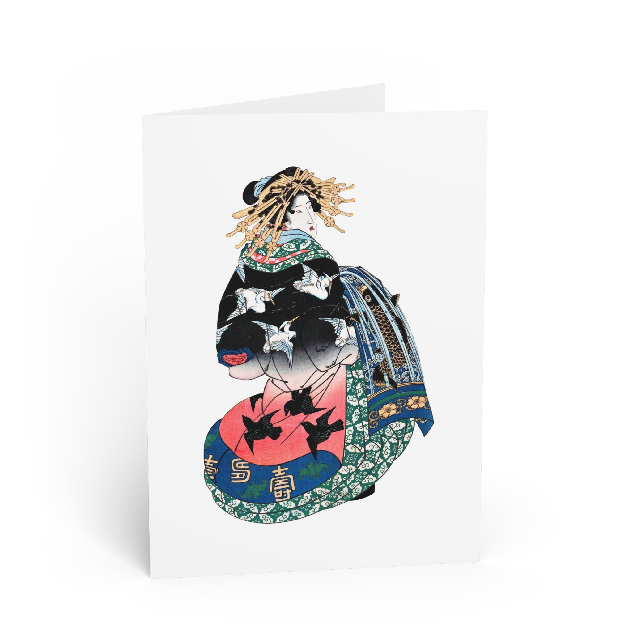Ōi Greeting Card - Manga Hanga - 30191234212593873238