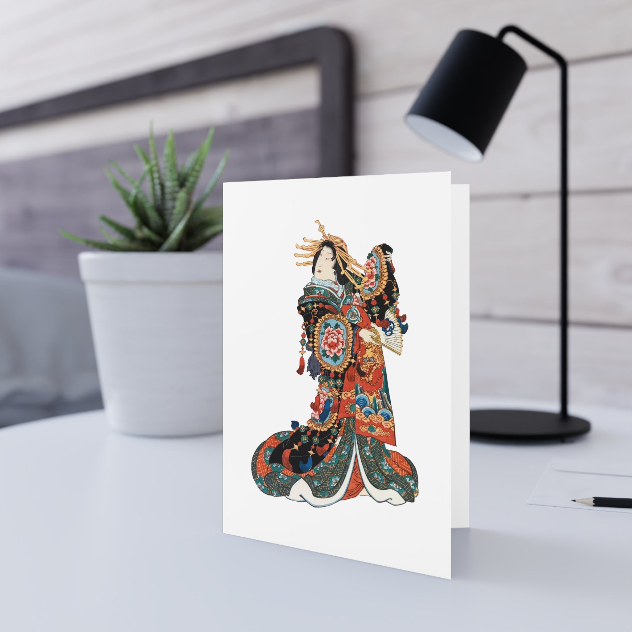 Oiran Greeting Card - Manga Hanga - 