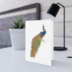 Peacock Greeting Card - Manga Hanga - 