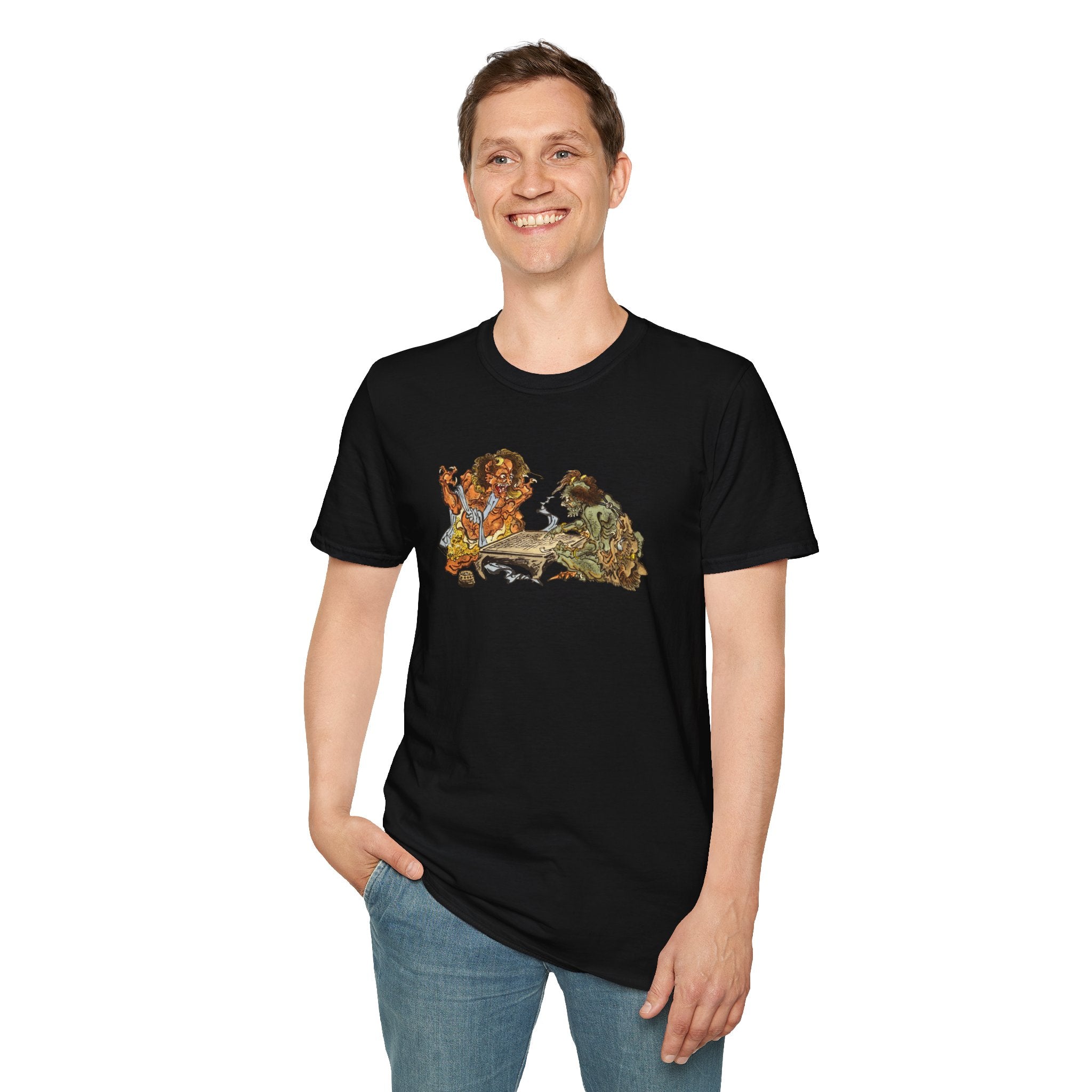 Demons playing Go T-Shirt