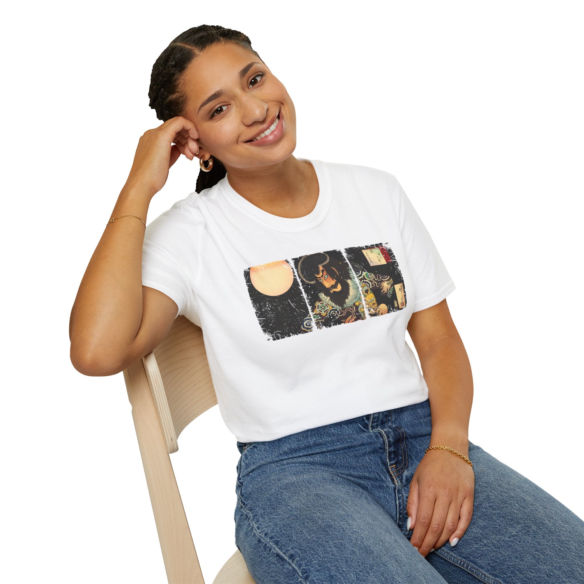 Kezori Kuemon Triptych T-Shirt