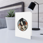 Portrait of Inuyama Dōsetsu Greeting Card - Manga Hanga - 