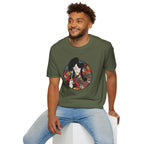 Portrait of Matsunami Kengyo T-Shirt - Front - Manga Hanga - 