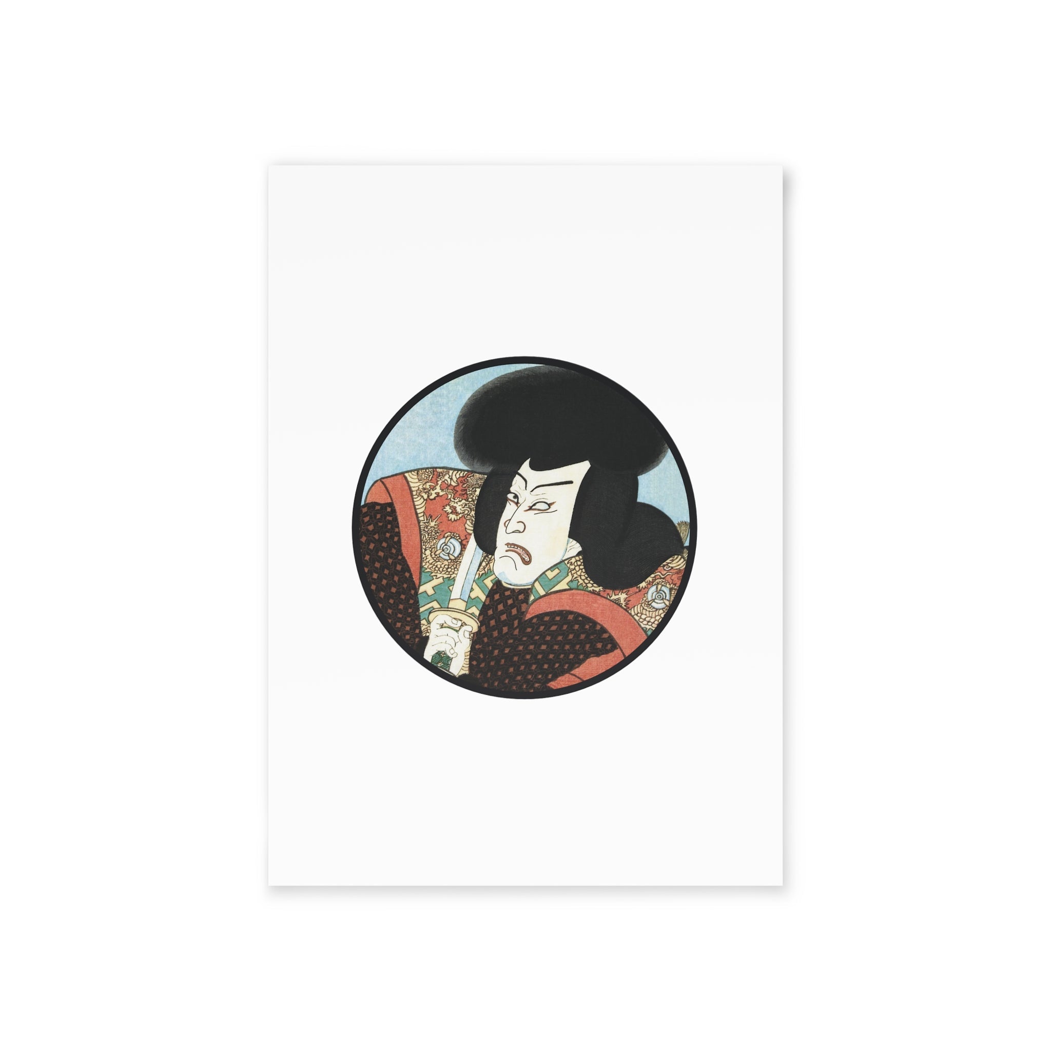 Portrait of Nippon Daemon Postcard - Manga Hanga - 22856562072199071393