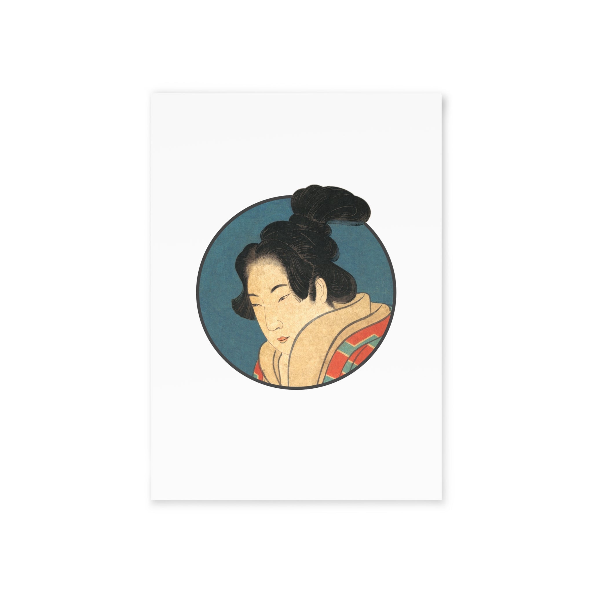 Portrait of a Woman Postcard - Manga Hanga - 25923927584202947881