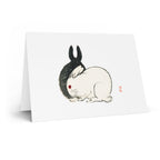 Rabbit Greeting Card - Manga Hanga - 19101353572566871744