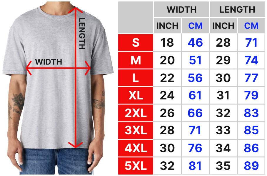 Size_Chart_-_GILDAN_64000-Manga Hanga
