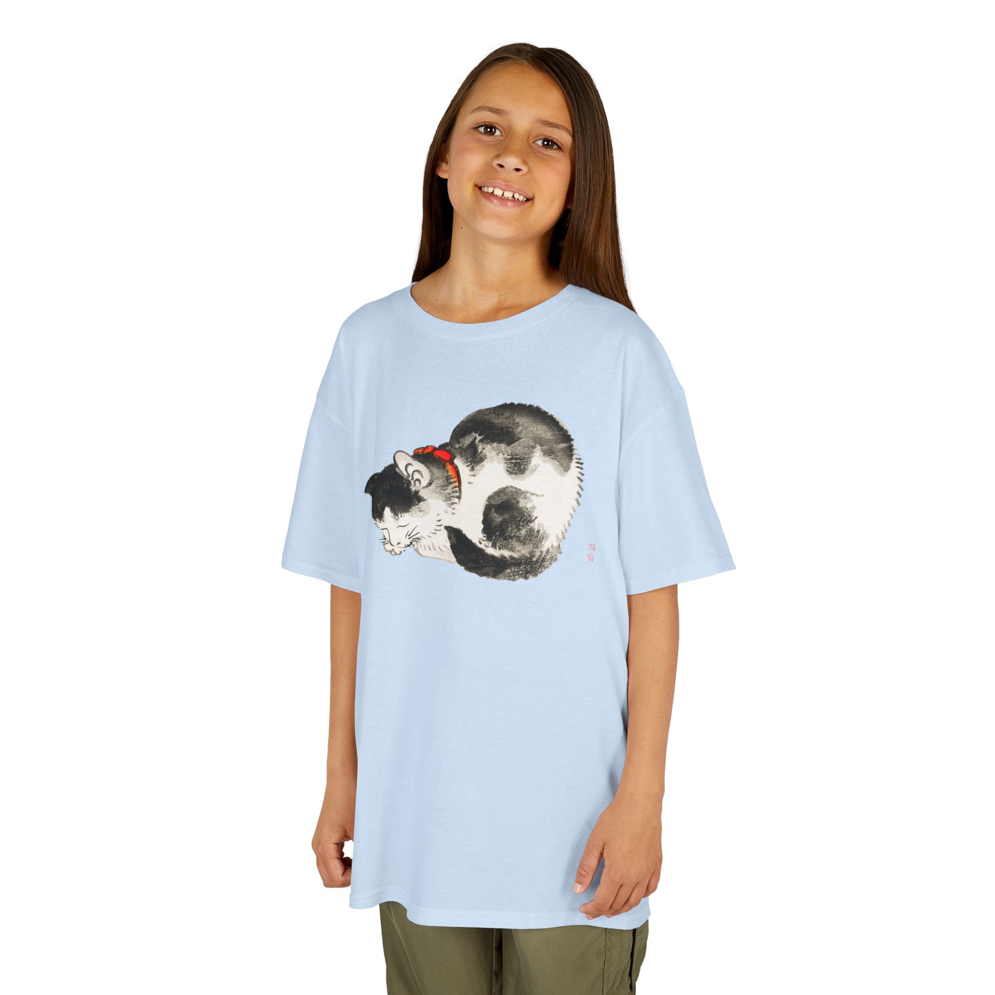 Sleeping Cat Kids T-Shirt - Manga Hanga - 