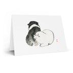 Sleeping Dogs Greeting Card - Manga Hanga - 15047480730394166236