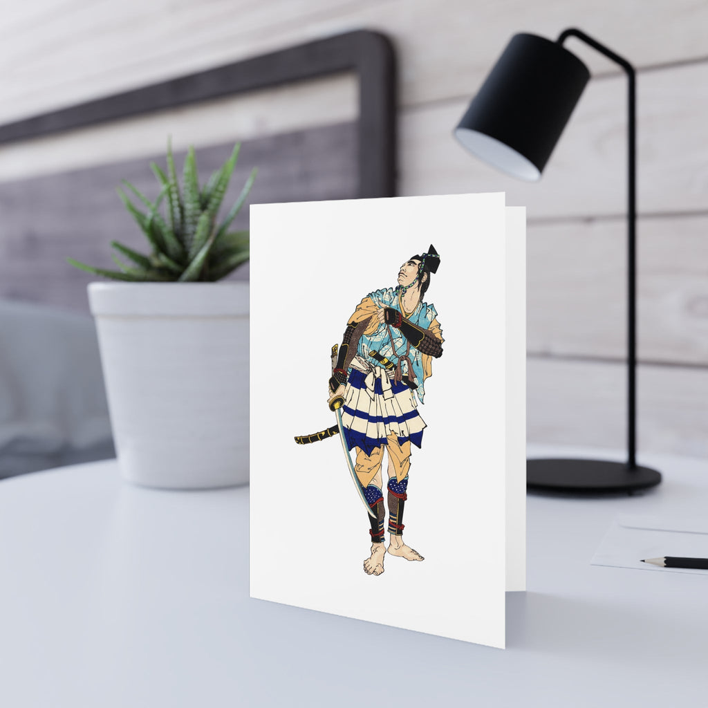 Soga Tokimune Greeting Card - Manga Hanga - 