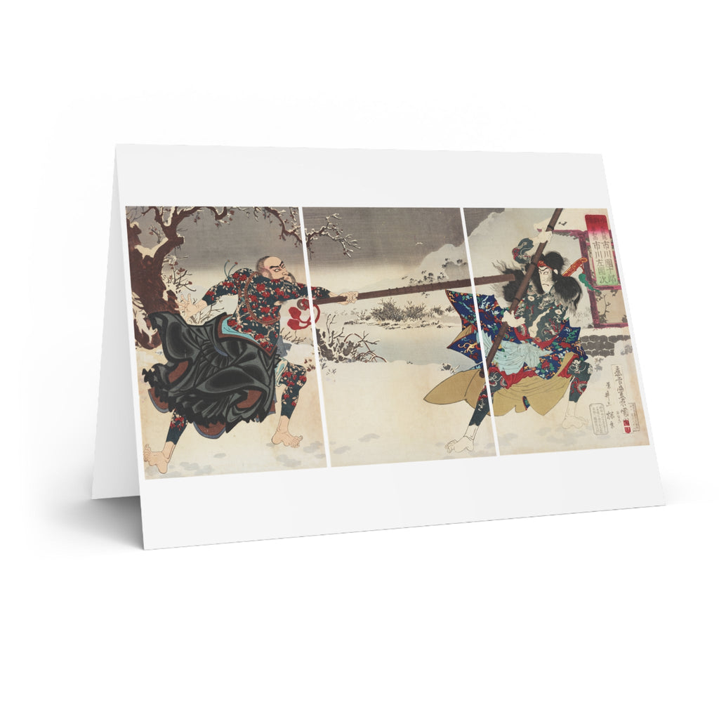 Suikoden Triptych Greeting Card - Manga Hanga - 96622215079598843174