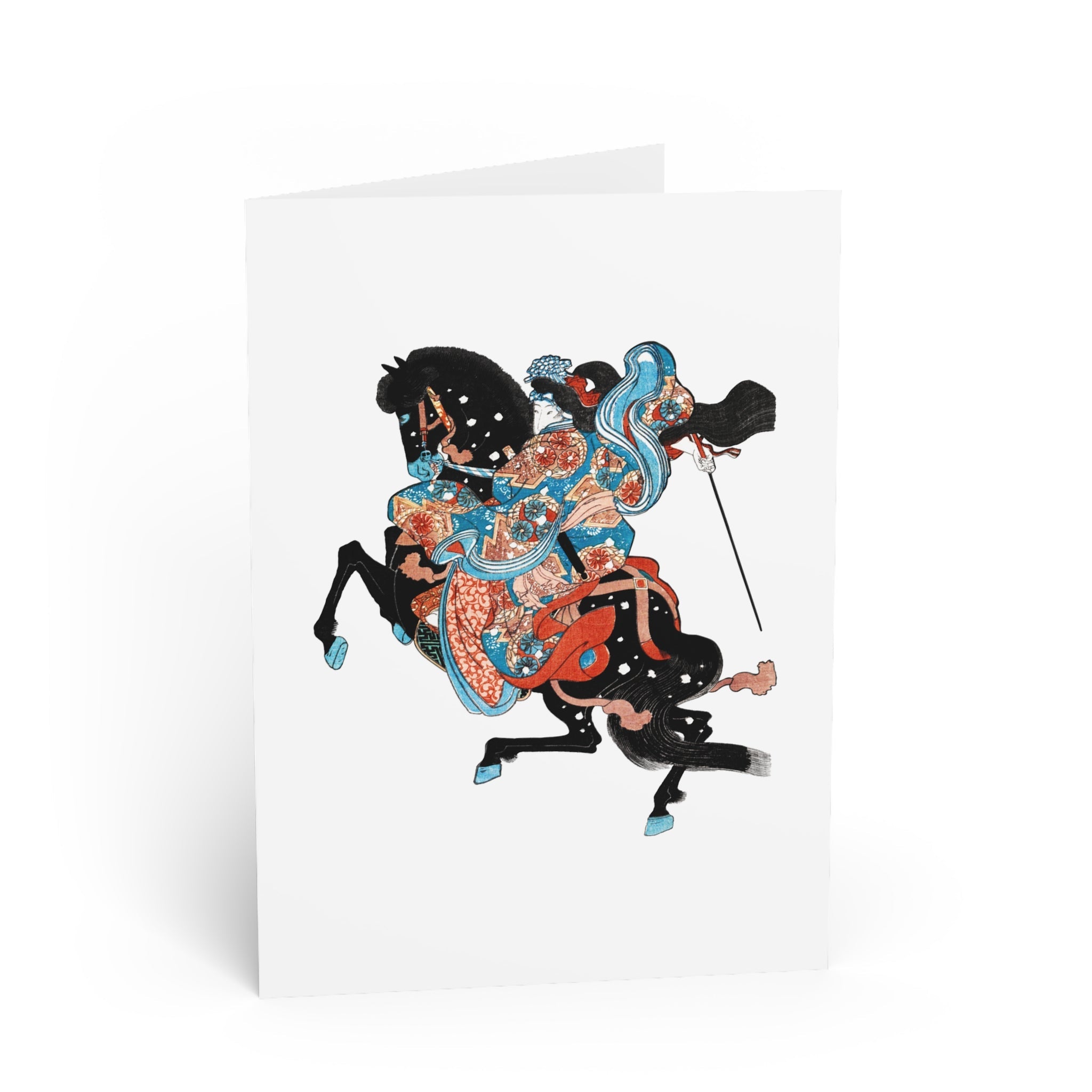Tomoe Gozen Greeting Card - Manga Hanga - 17983696296543306814