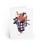 Toneri Sakuramaru Greeting Card - Manga Hanga - 22739780616617255835